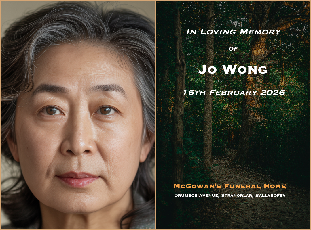 Jo Wong obituary sample