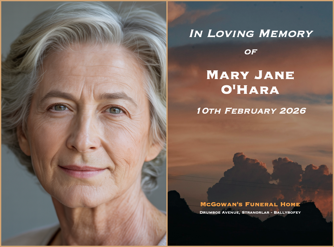 Mary Jane O'Hara obituary sample