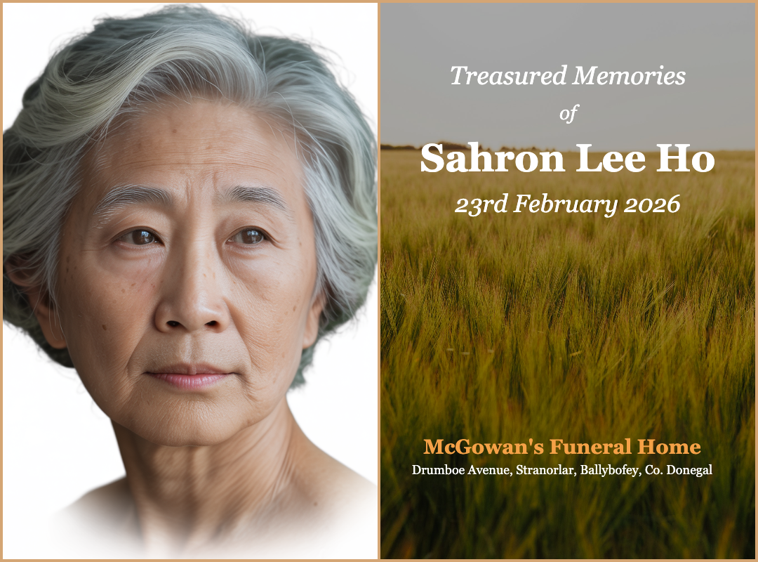 Sahron Lee Ho obituary sample